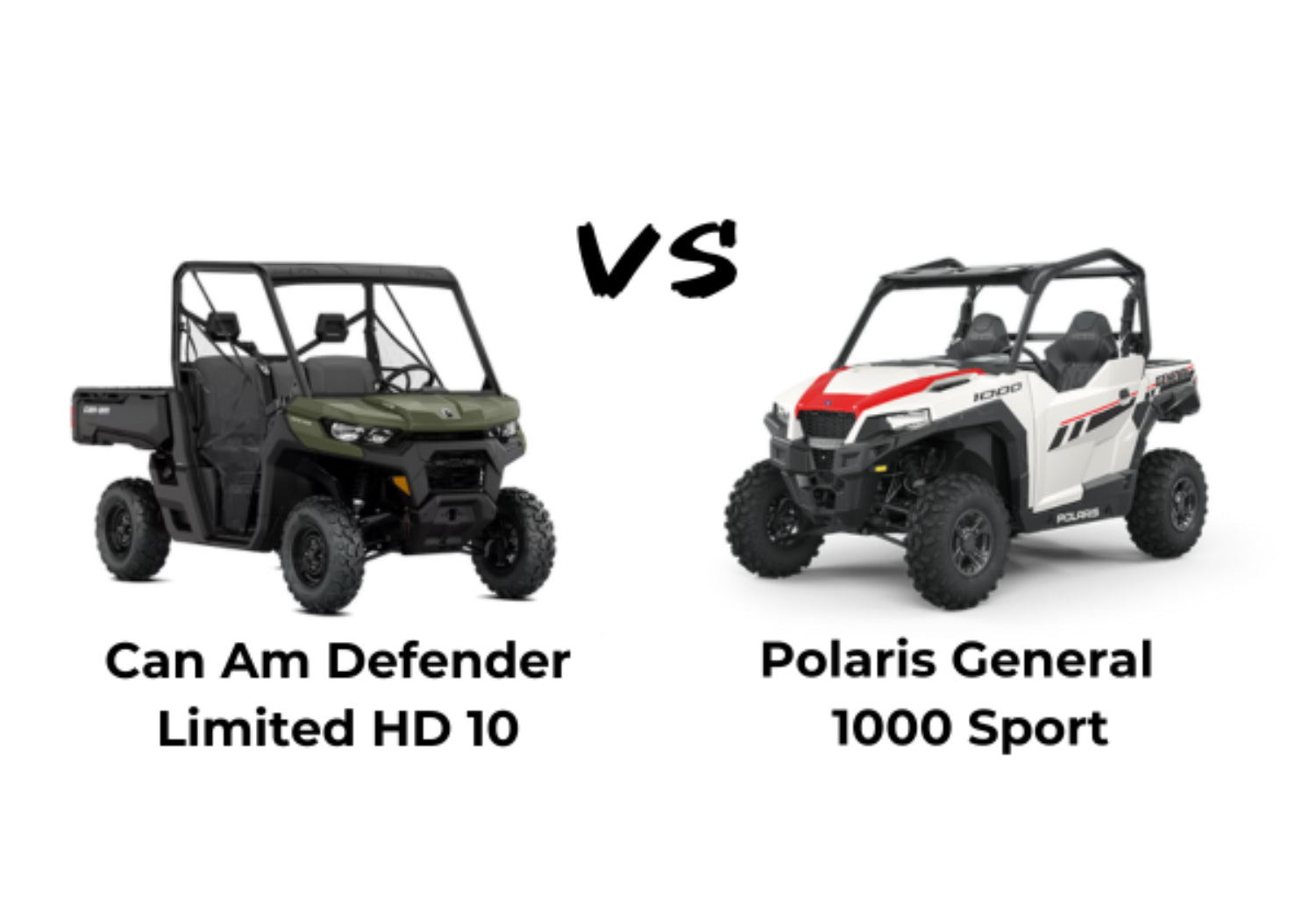 Detailed Comparison Polaris Ranger Northstar vs. Can Am Defender Limi