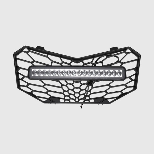 Front Mesh Grille with Light for Can-Am Maverick Trail & Sport