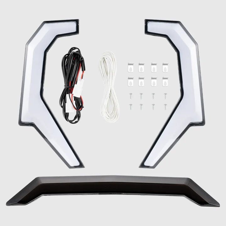 Fang Lights & Rear Center Tail Light Kit for 2014-2018 Polaris RZR