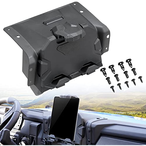 Tablet Holder with Storage Box for Polaris Ranger 570