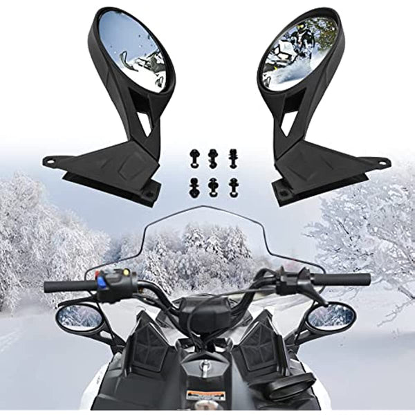 Rear View Mirror for Polaris Snowmobile, Replace OEM #2877803