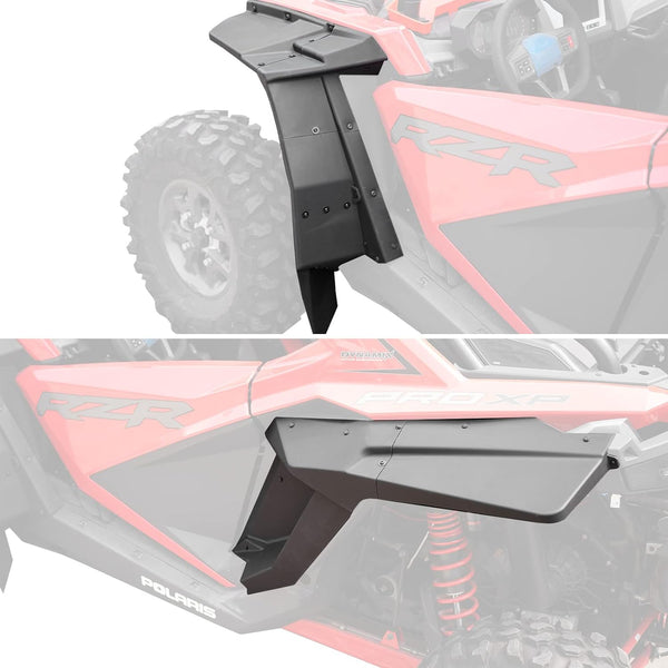 Extended Fender Flares for RZR PRO XP,  RZR PRO R / Turbo R, Replace OEM # 2884685
