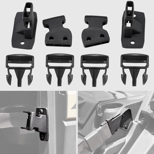 Door Net Female Buckles & Male Buckle Clips Kit for Polaris 2017-2023 RANGER XP 1000,Replace #5452505,5452506