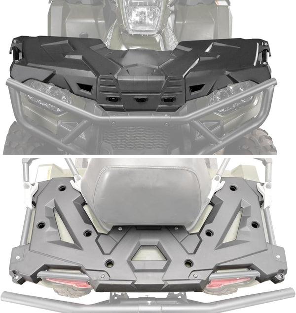 Front & Rear Rack Assembly for Polaris Sportsman 570 450 2017-2021, Replace OEM # 2636440-070, 2635059-070