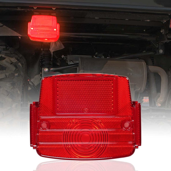 Tail Light Housing for Kawasaki Mule 1990-2020, Replace OEM # 23026-1019, Red