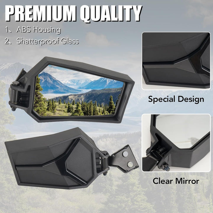 Side Mirrors for Yamaha YXZ 1000