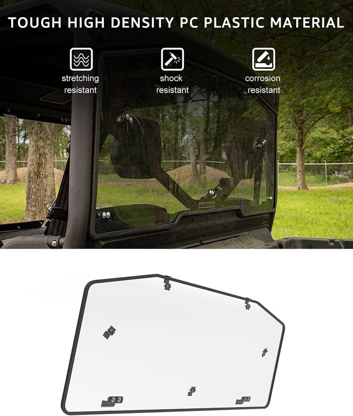 Rear Windshield for Can-Am Defender HD 5 / HD 8 / HD 10 / MAX