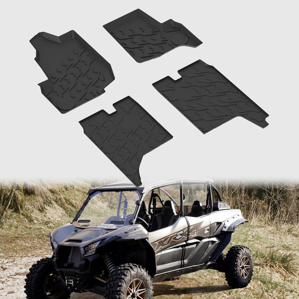 Floor Mats Fit for Kawasaki Teryx KRX4 2023-2024