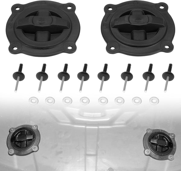 Cargo Box Plastic Turn Attach System Base Replacement Kit for Can Am Outlander L 400 500 650 / Renegade 570 850 2013-2020 Accessories, Replace OEM # 715002412