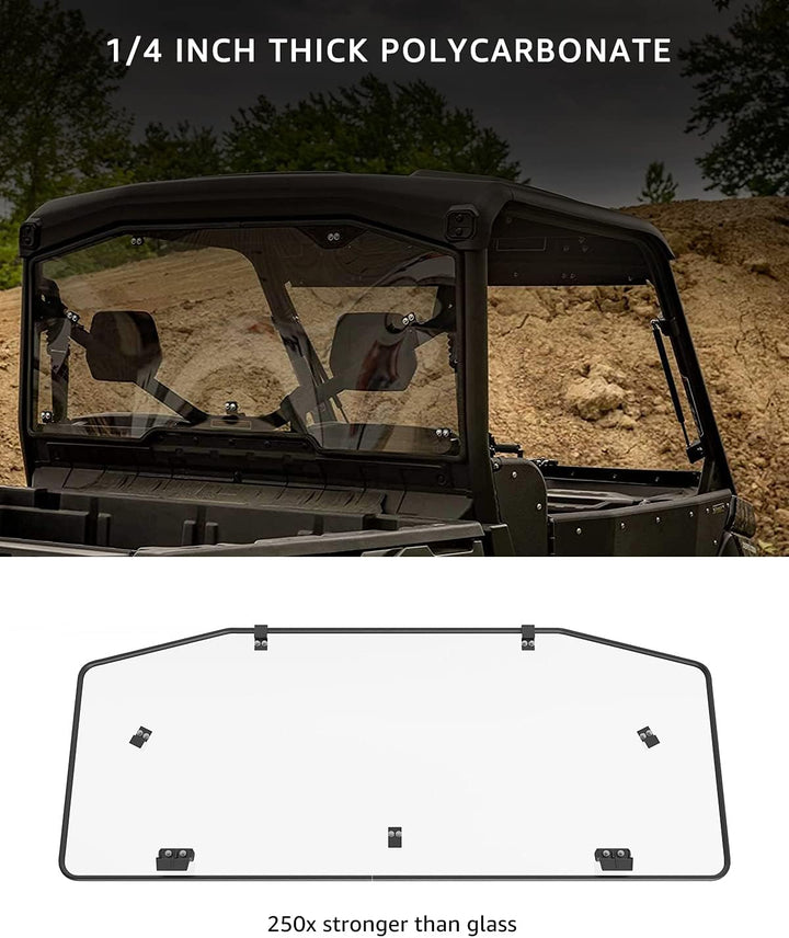 Rear Windshield for Can-Am Defender HD 5 / HD 8 / HD 10 / MAX