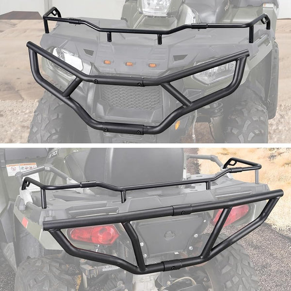 Front and Rear Bumper & Rack Extender Set for Polaris Sportsman 570 / 450