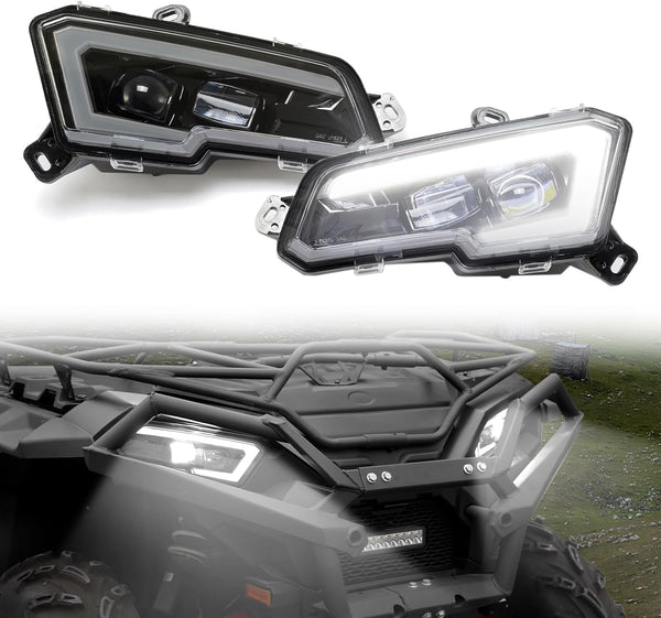 LED Headlight for 2017-2025 Polaris Sportsman XP 1000 850 570 450 Accessories，Replace OEM #2884859