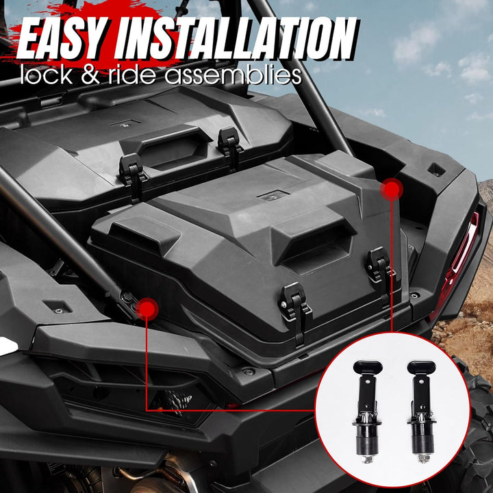 55 QT Cargo Box for 2024 Polaris RZR XP 1000, Replace OEM # 2884525