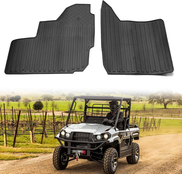 Floor Mats for Kawasaki Mule PRO-MX/EPS/SE 2019-2024,2025; Replace OEM # 99994-1187