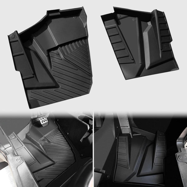 Front Floor Mats Fit for Polaris RZR XP 1000 24+, Black, 2PCS