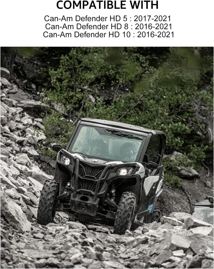 Rear Windshield for Can-Am Defender HD 5 / HD 8 / HD 10 / MAX