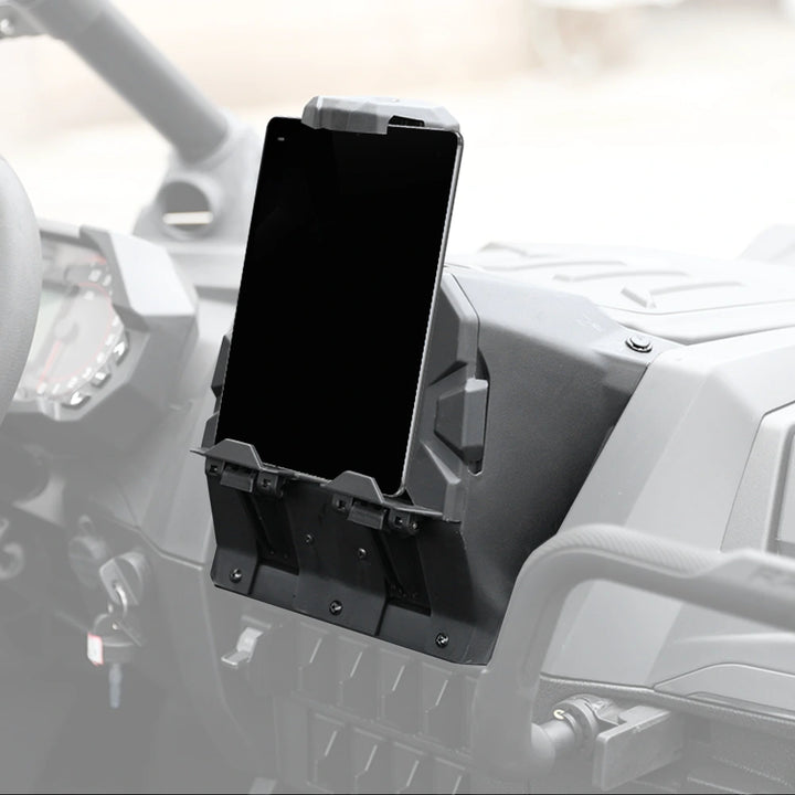 Tablet Holder with Storage Box Organizer for Polaris RZR PRO