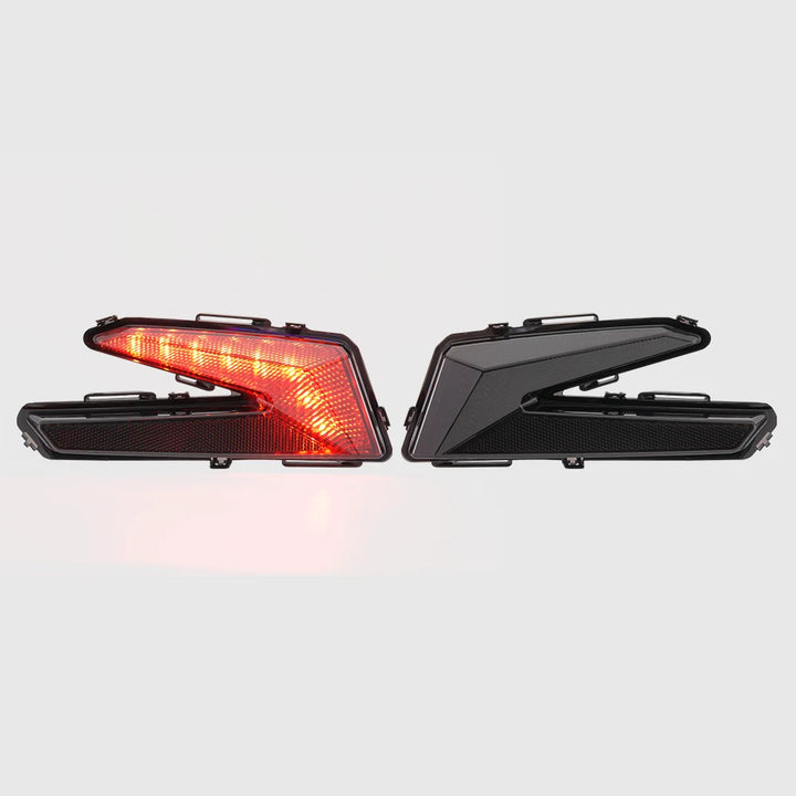 LED Taillights Assembly Kits with Yellow Turn Signal Light for Can-Am Maverick X3